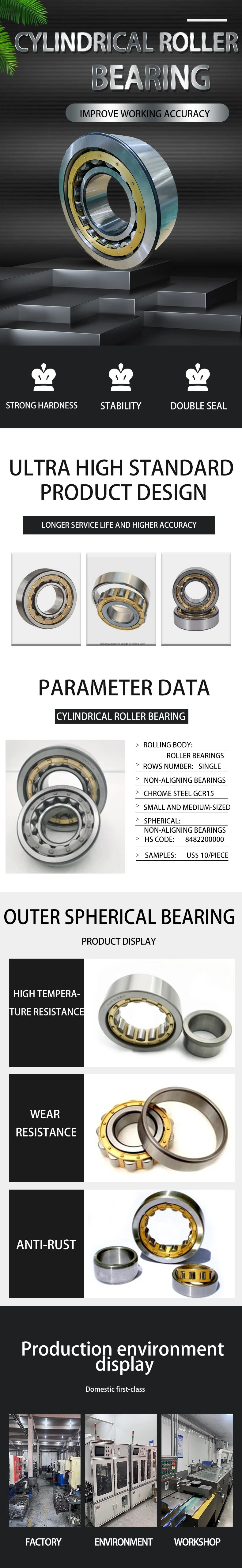 Insocoat Bearings Electrically Insulated Cylindrical Roller Bearing