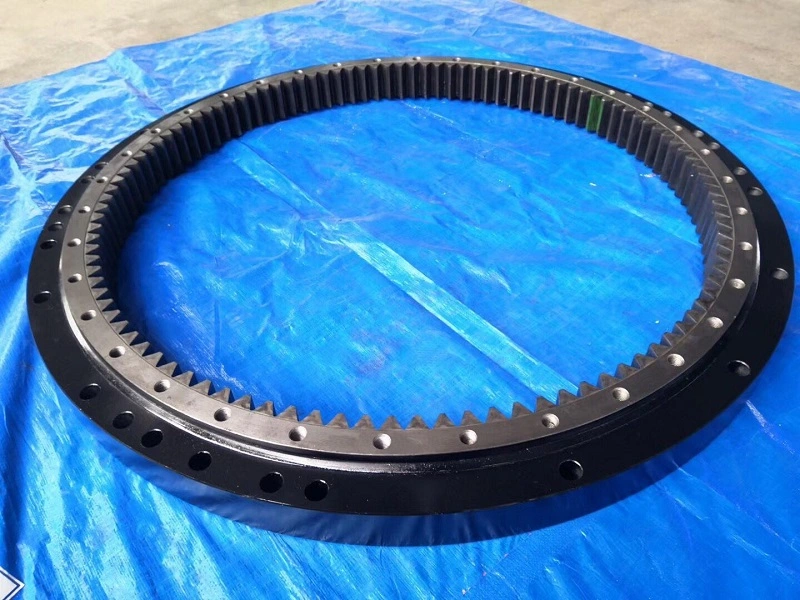 Excavator Slewing Bearing Black Treatment Js330 Jcb360 Small Rotary Table Bearing with Inner Teeth Jsb0022